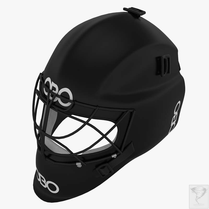 3d model field hockey helmet obo