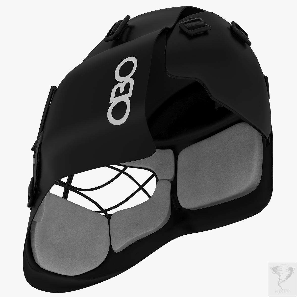 3d model field hockey helmet obo