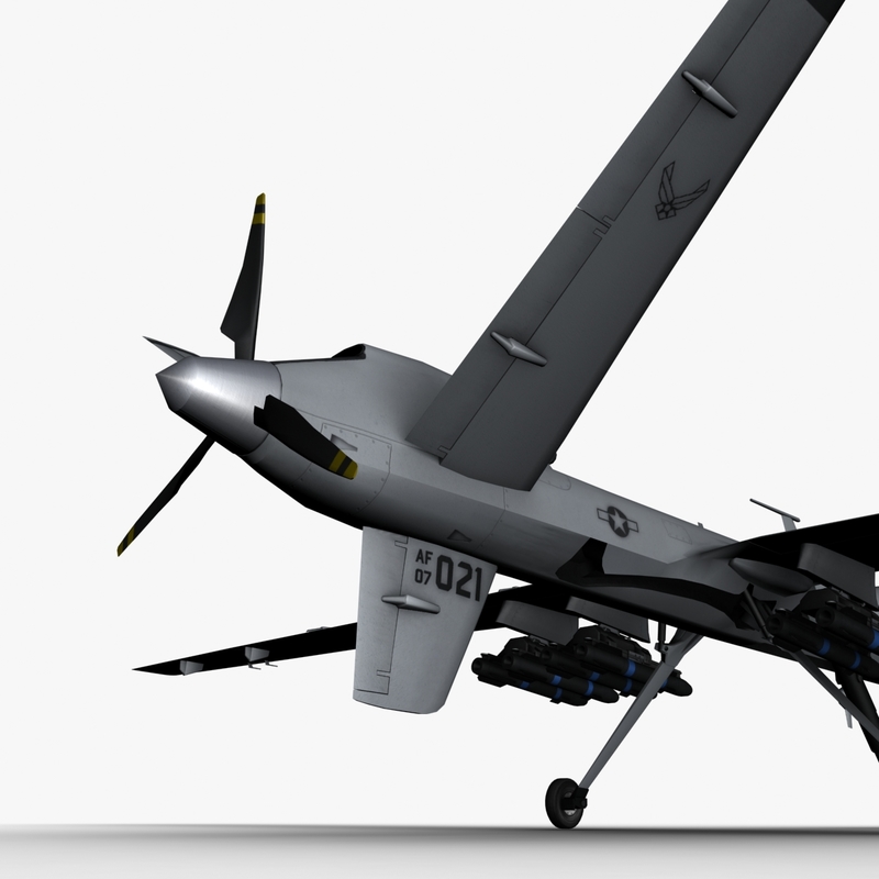 3d Model General Atomics Mq-9 Reaper