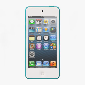 3d model apple ipod touch 5g