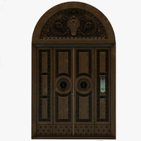 Texture PNG door medieval castle