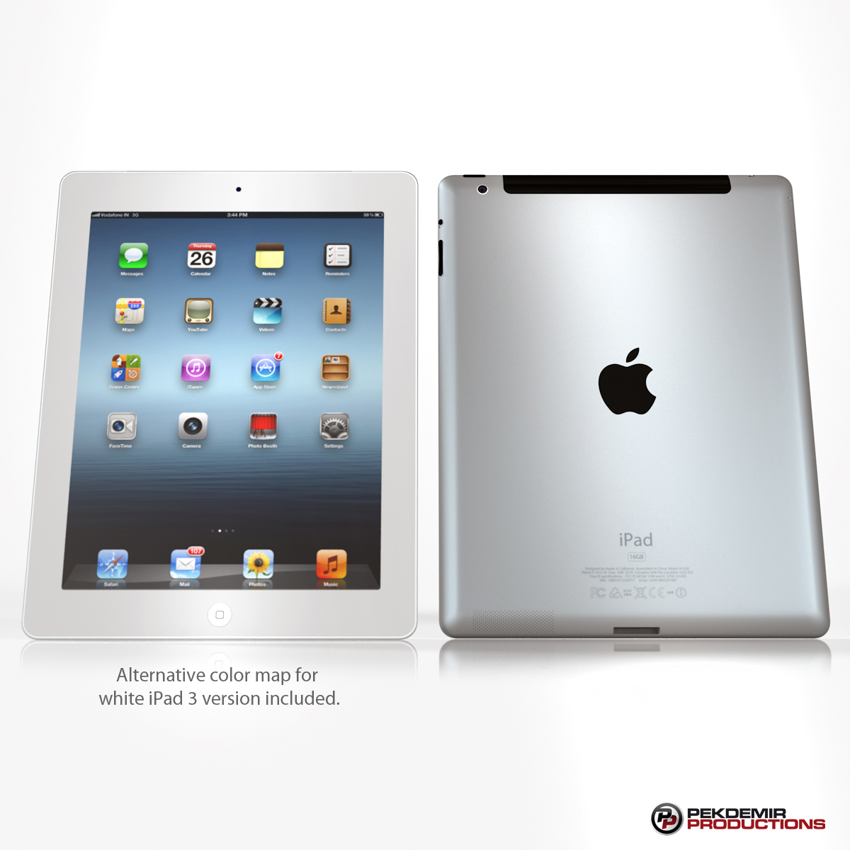 3d ipad 3 model