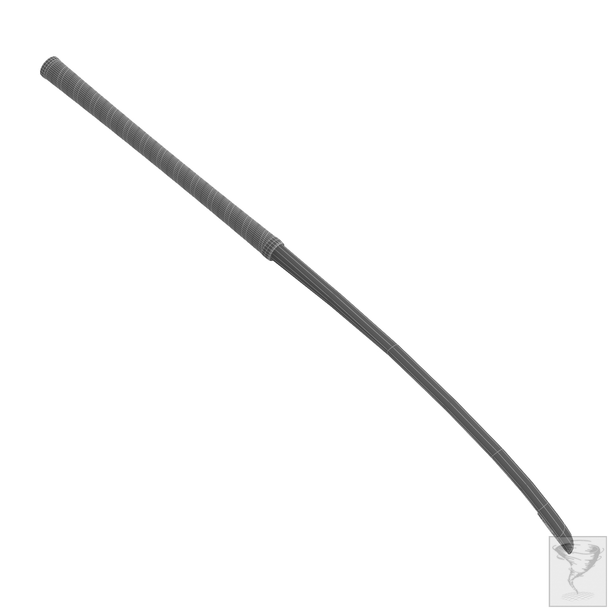 field hockey stick 3d model