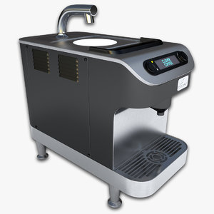 commercial coffee machine 3d max
