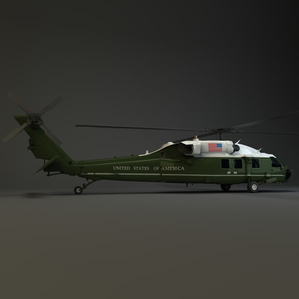 vh-60n helicopter 3d max