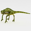 chameleon modelled 3d model