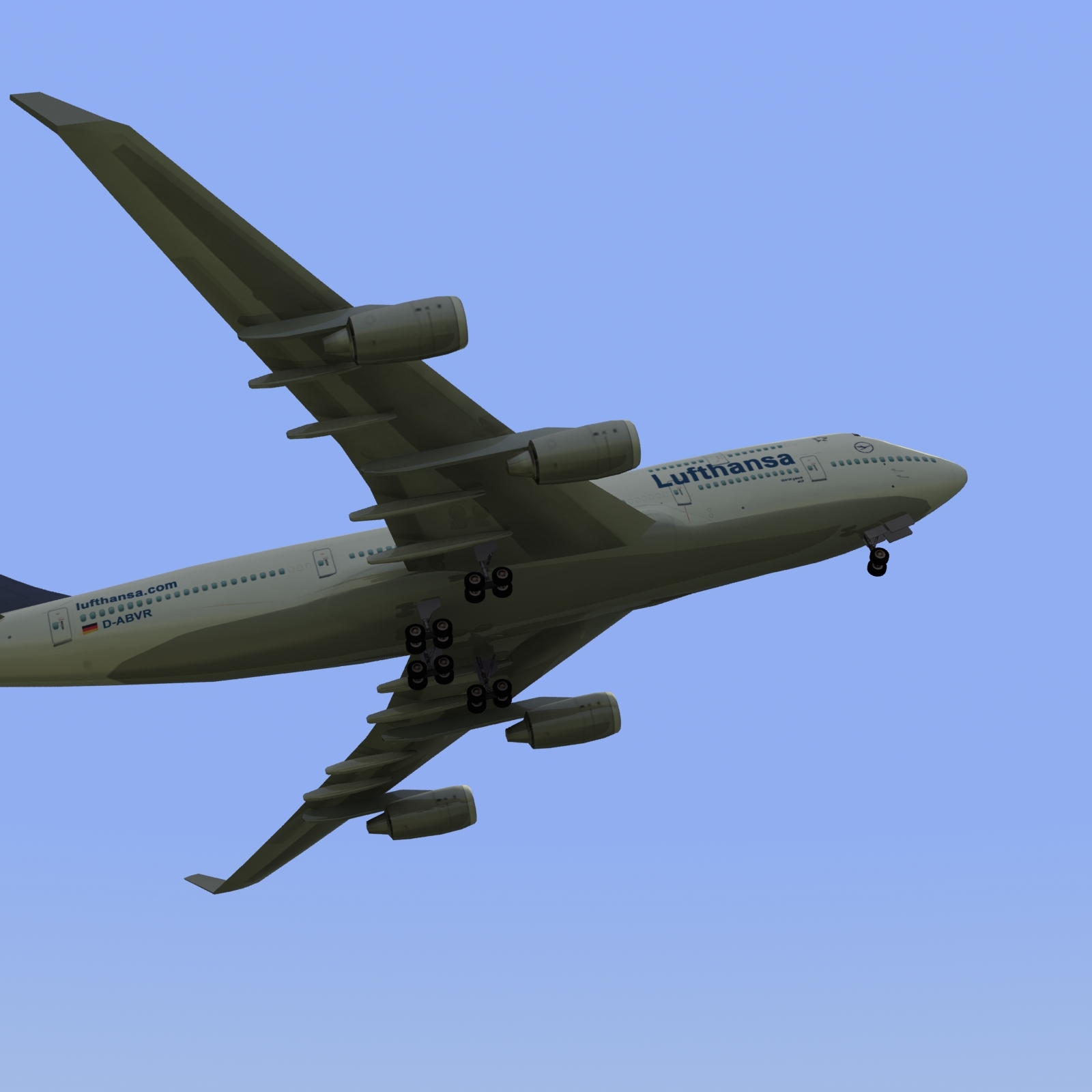 boeing 747-400 3d model