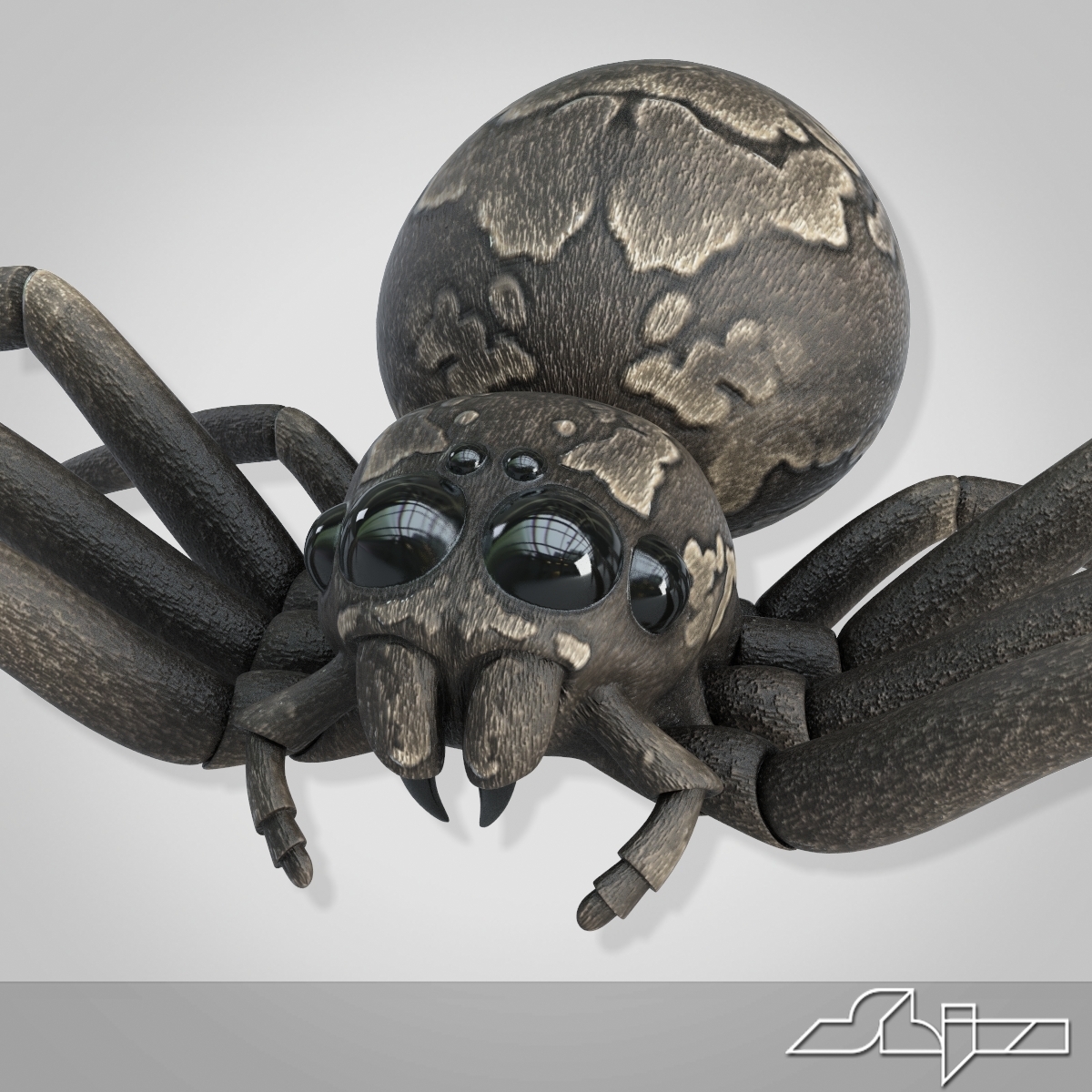 3d model spider 2