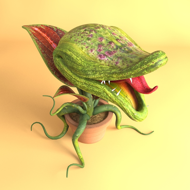 3d monster plant