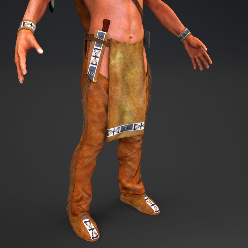 Native American 3d Model