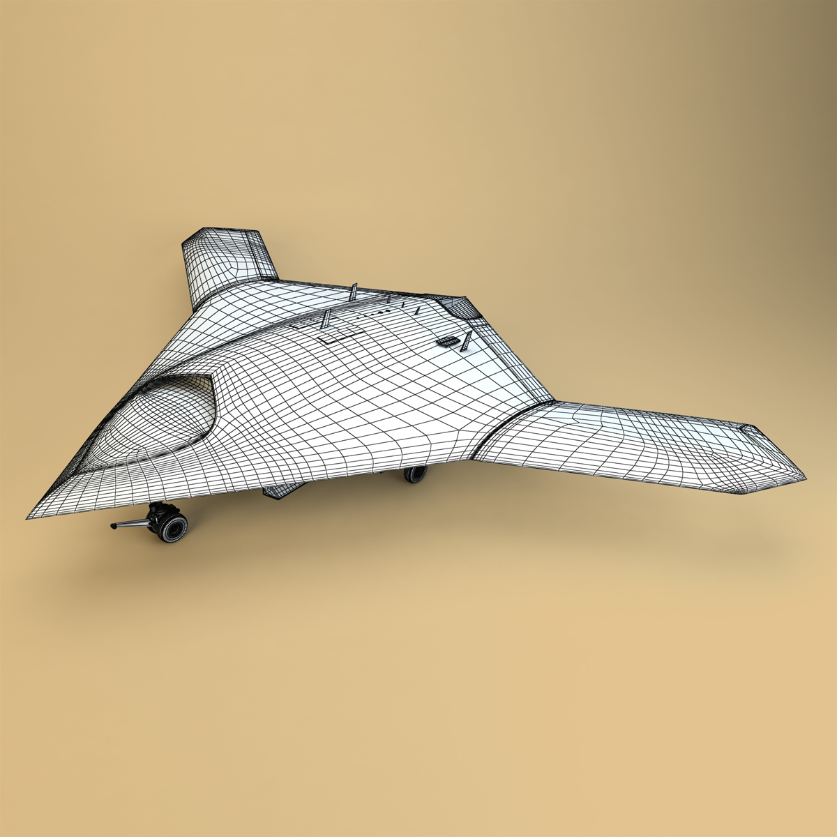 x47b bomber 3d model