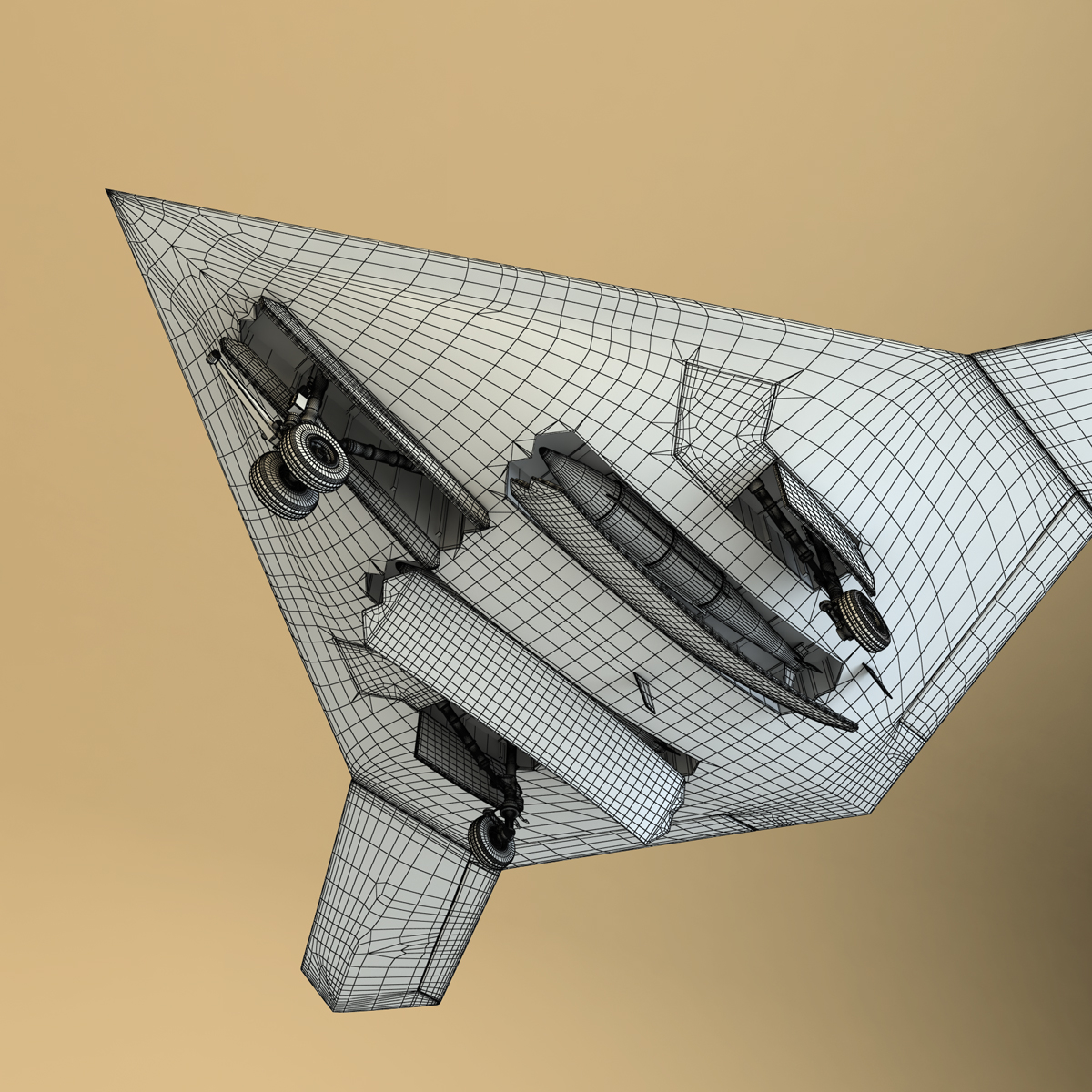 x47b bomber 3d model