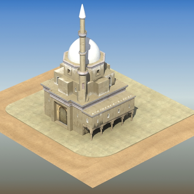 3d model mosque