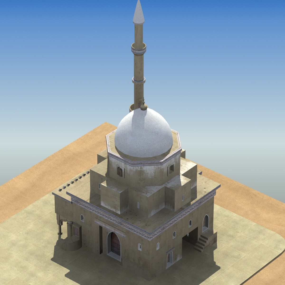 3d model mosque