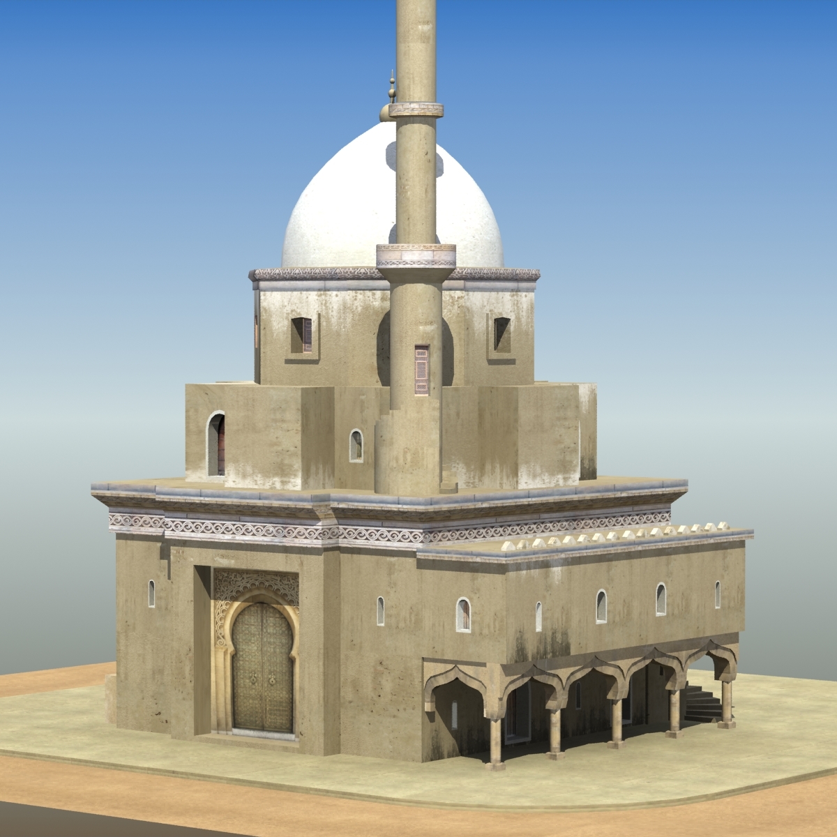 3d model mosque