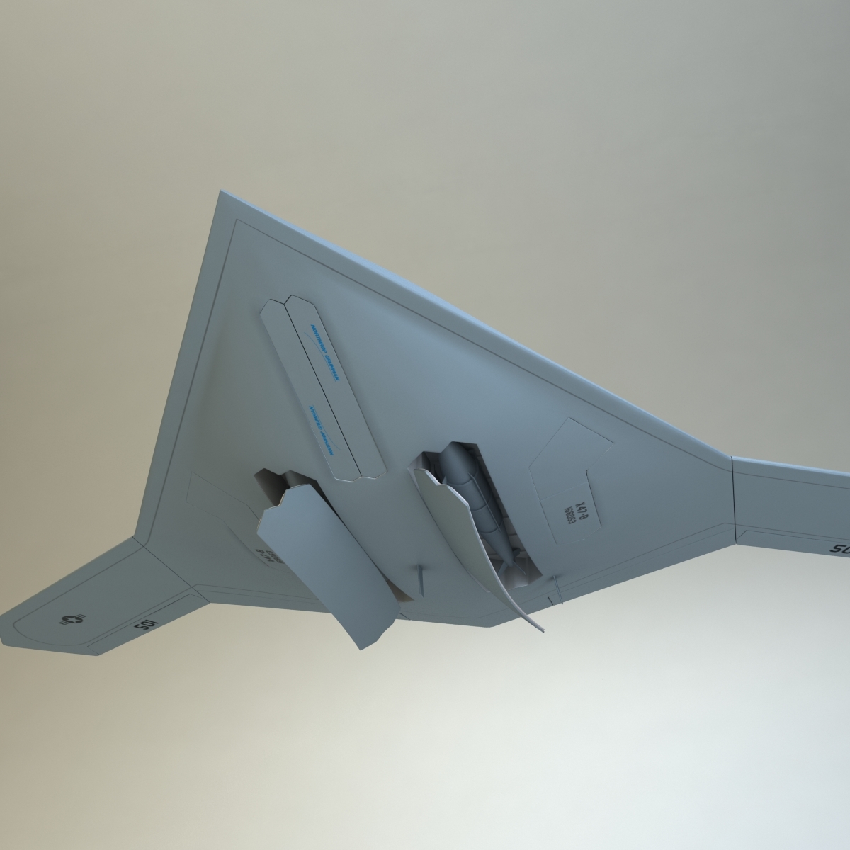 3dsmax x47b bomber