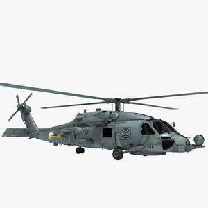 max sh-60b military helicopter