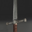 3ds max european longsword sword