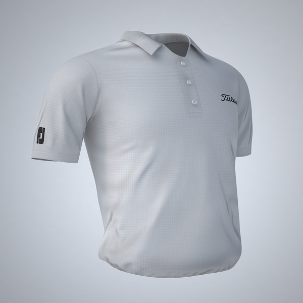3d model titleist golf shirt