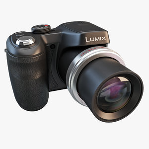 3d model panasonic lumix dmc-lz20k camera