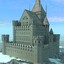 castle landscape scene 3d model