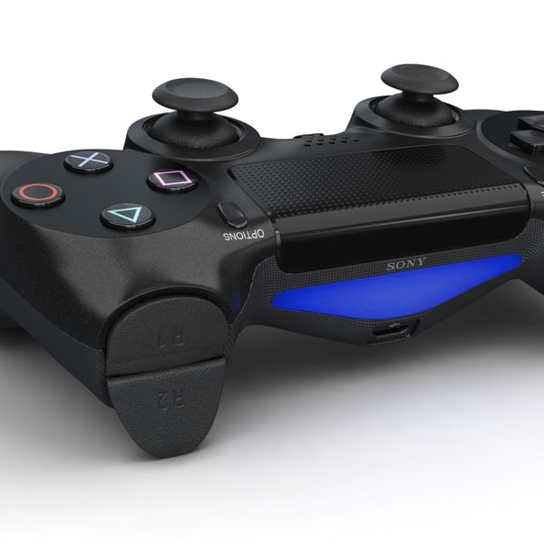 sony ps4 controller pad 3d model