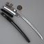 katana swords black 3d obj