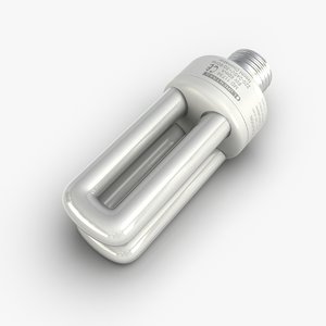 3dsmax compact florescent lamp light