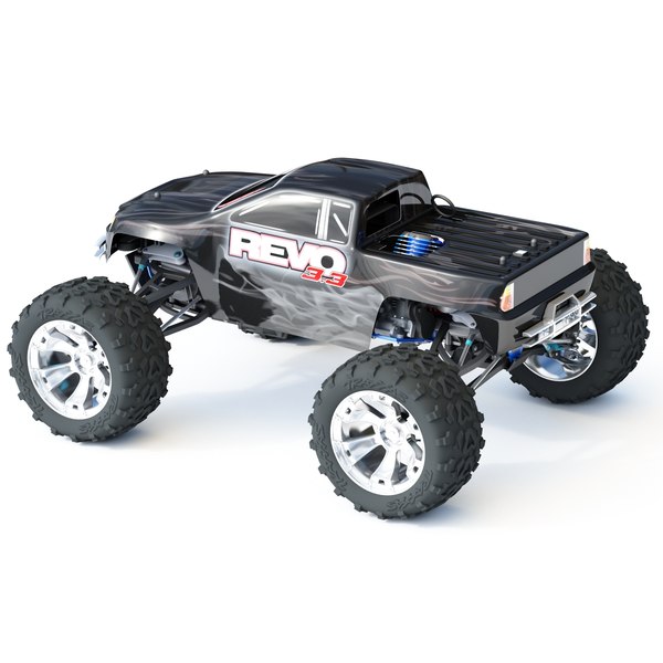 3d rigged car rc model