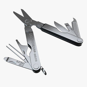 multi-tool pocket knife multi 3d model