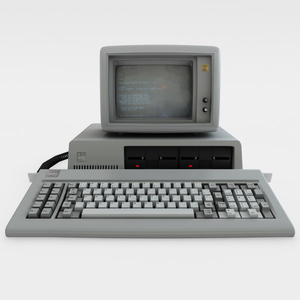 ibm pc xt 3d model