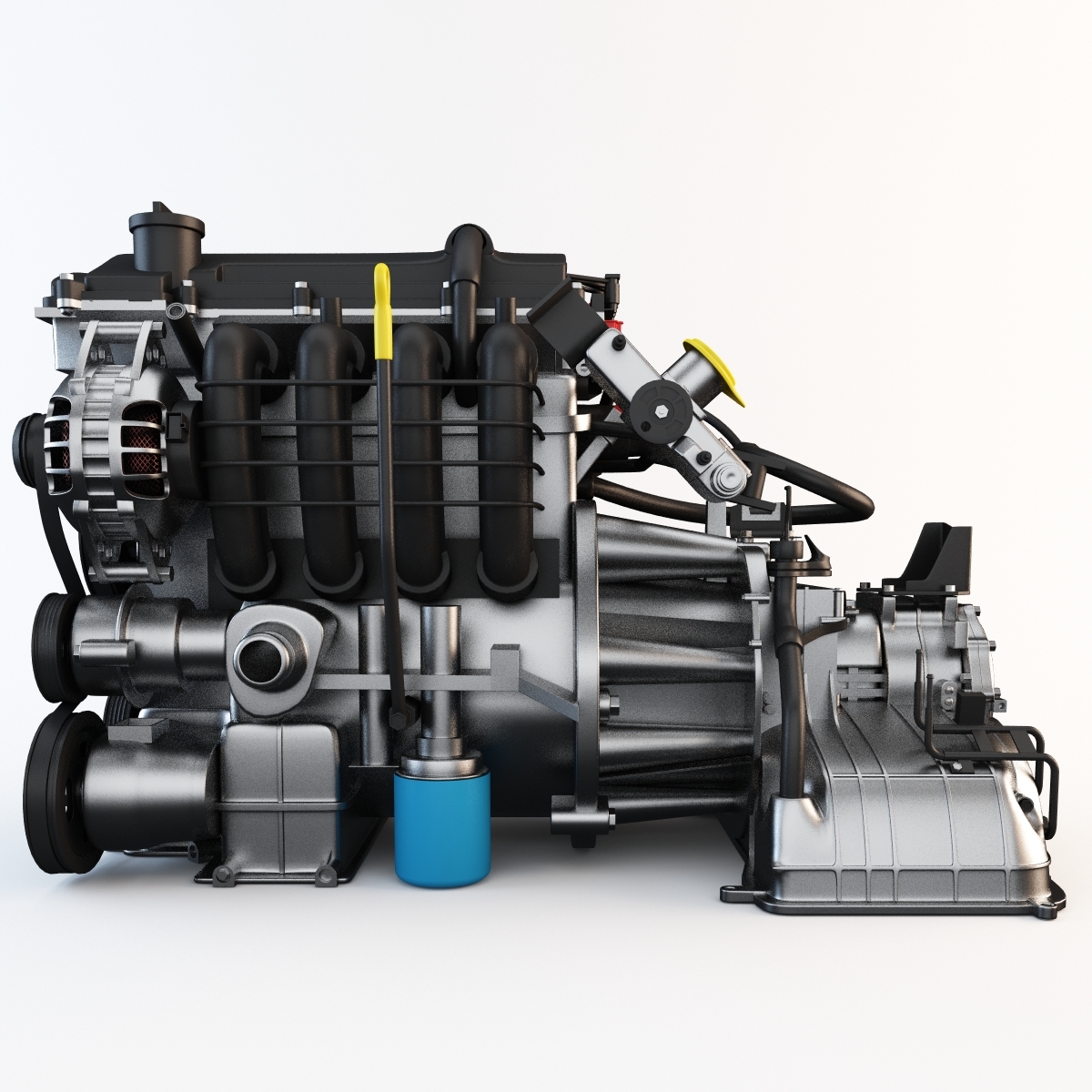 car engine 3d model