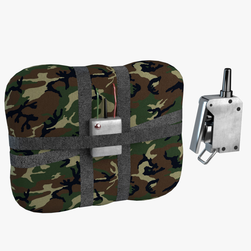 explosive c4 4 3d max