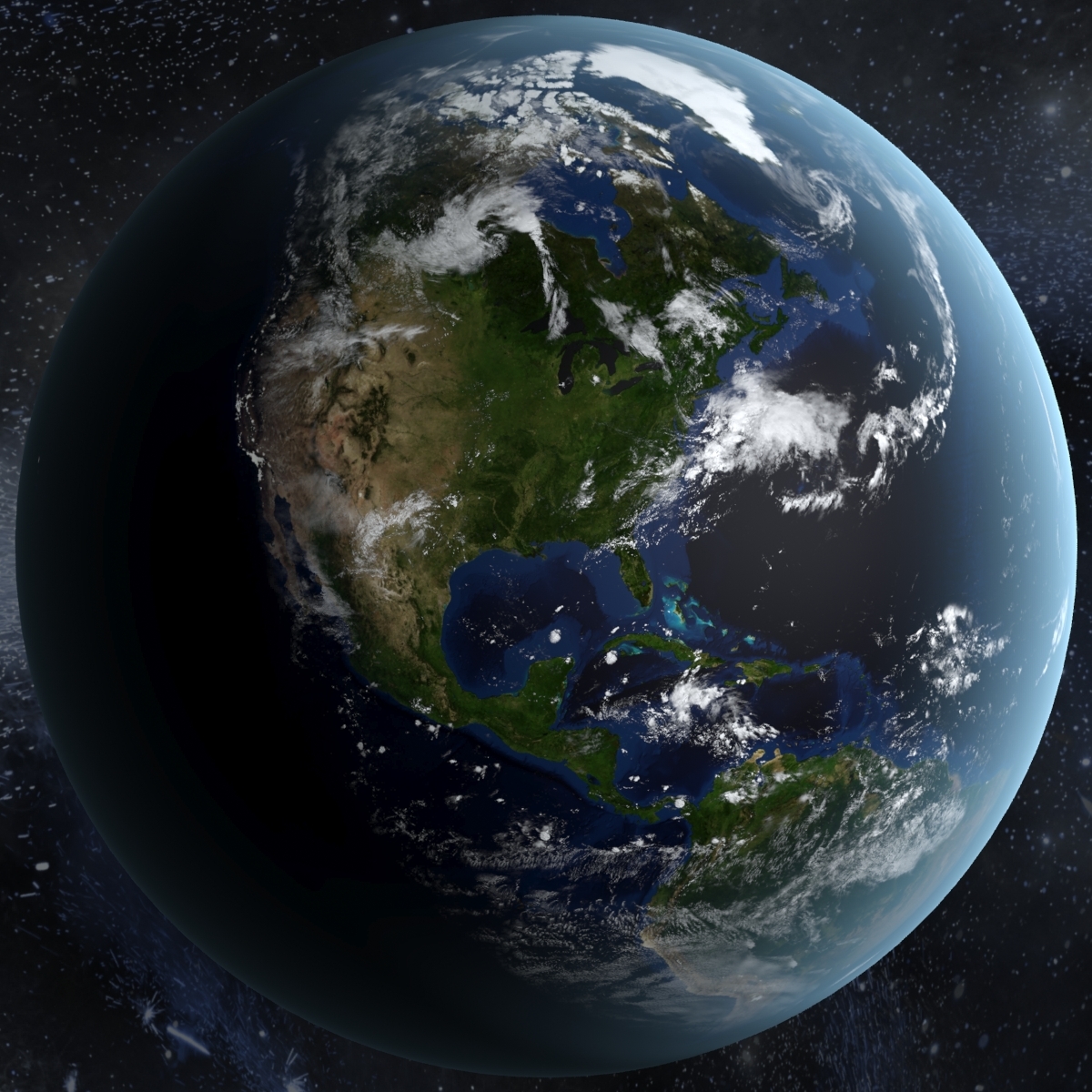 Realistic Earth 3d Max