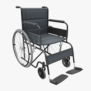 medical wheelchair 3d 3ds