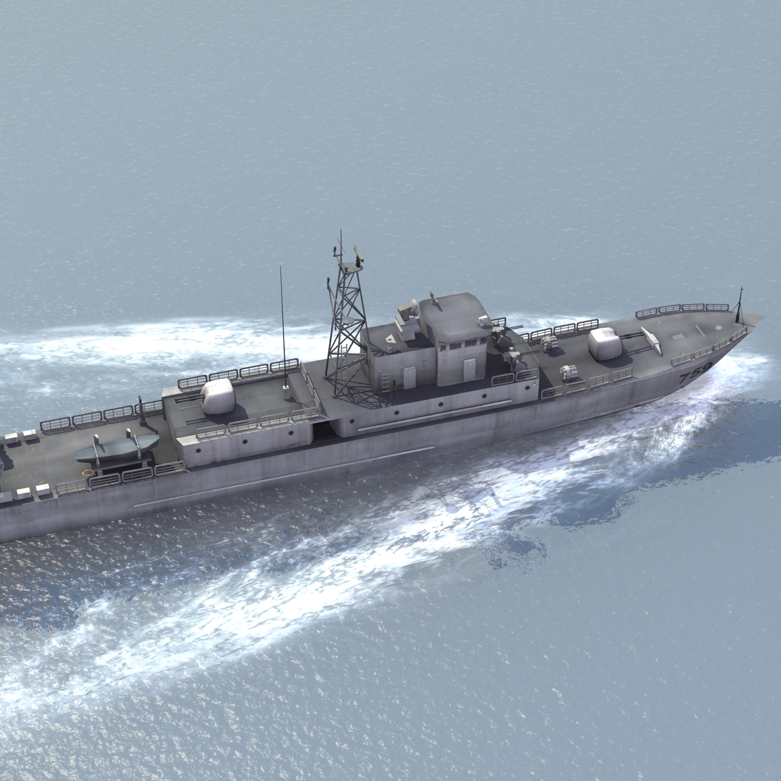 3d type037ig houxin boat