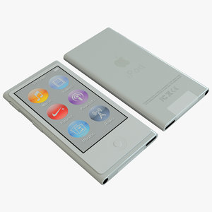 3d model gray ipod nano