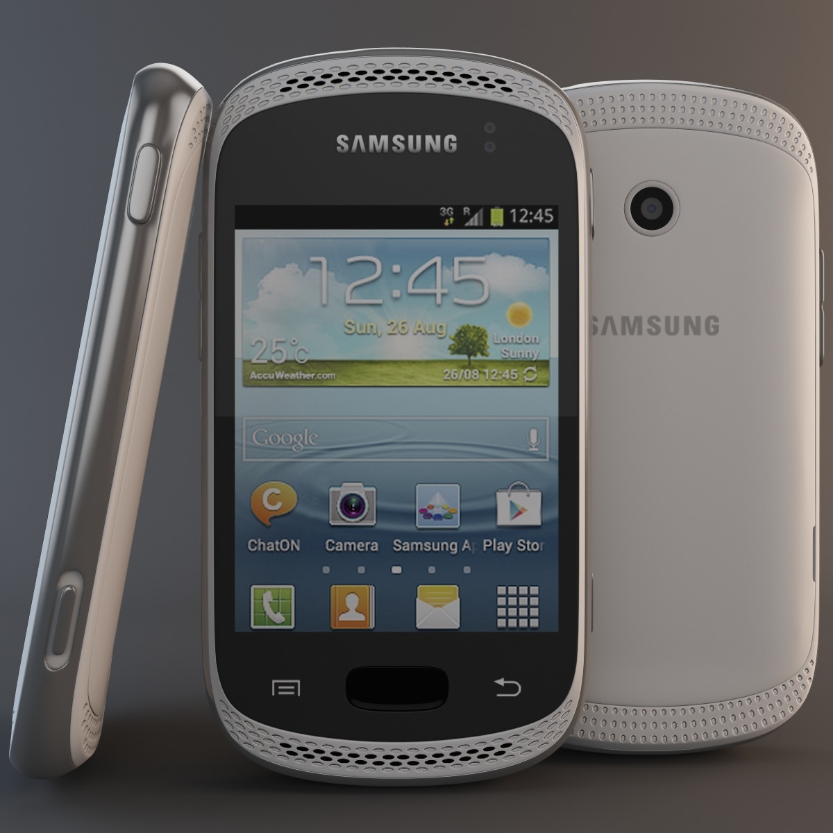 grey samsung galaxy 3d model