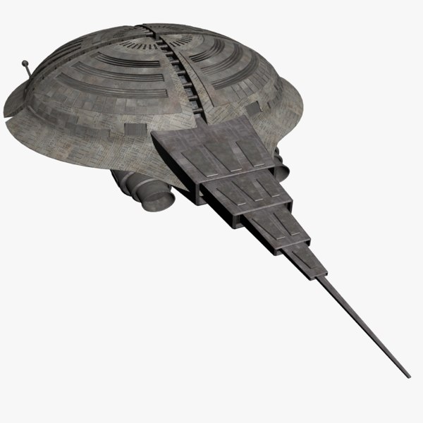 horseshoe crab space fighter 3d model