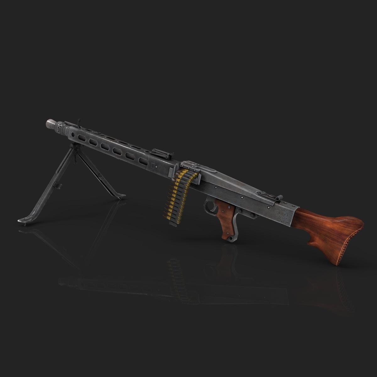 3d model of mg42