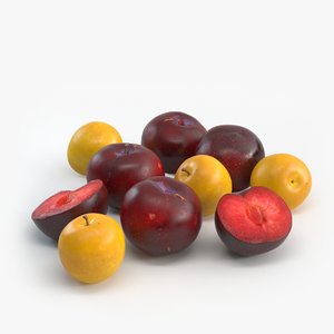 3ds max red plums