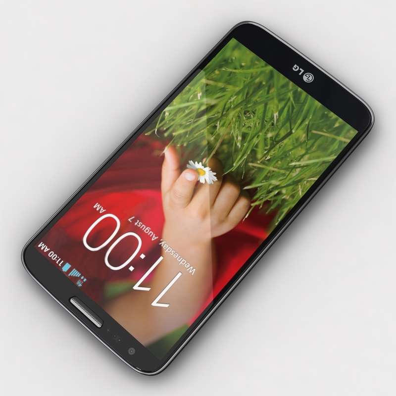 lg g2 black cellphone 3d 3ds