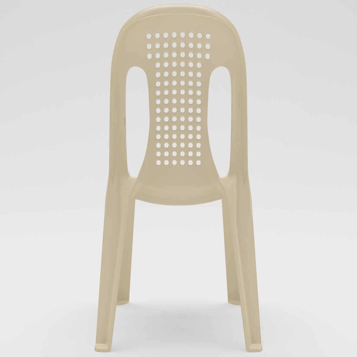 monobloc chair 4 3d max