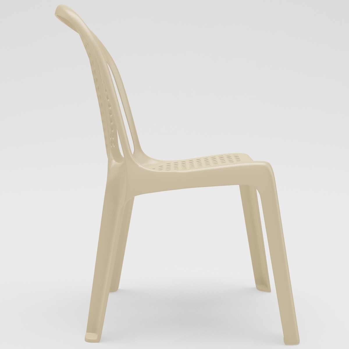monobloc chair 4 3d max
