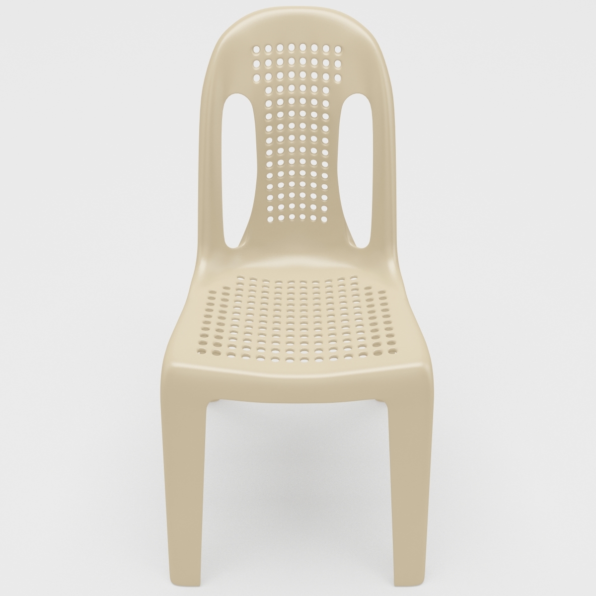 monobloc chair 4 3d max
