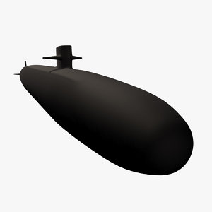 3d model submarine los angeles class