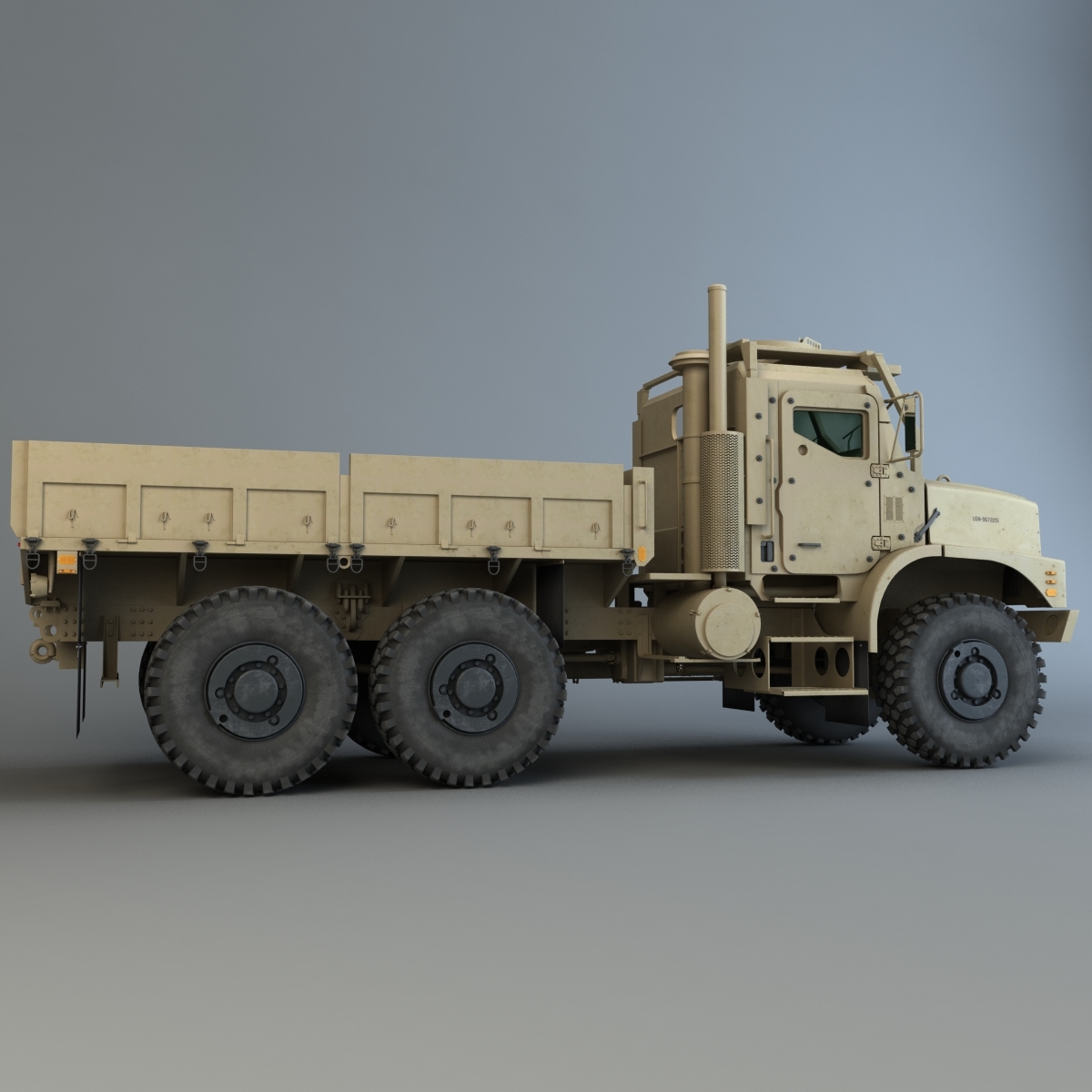 3d oshkosh mtvr amk23 model