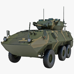 armoured fighting vehicle avgp 3d model