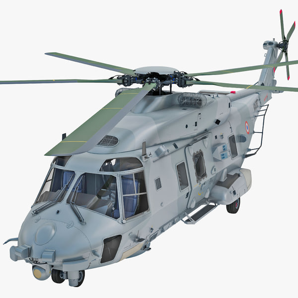 Modele 3d De Nhindustries Nh90 Helicoptere Militaire Turbosquid