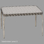 3d chrome dinette set table model